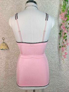 Cute Pink Lingerie Nightdress