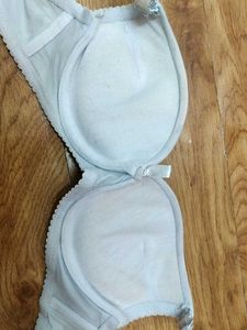 Sexy White Heavily Padded Push up Bra