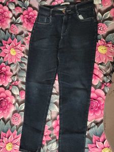 Classic Dark Wash Denim Jeans