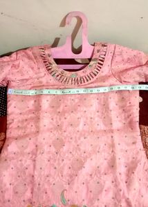 Pink Plazo Dress