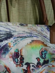 Colorful Paisley Print Tote Bag