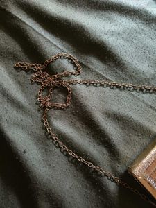 Sparkling Rose Gold Clutch Bag