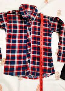 Very Cute N Beautiful Shirt With Velvet Jeans