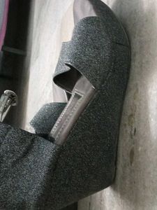 Sparkly Wedge Sandals