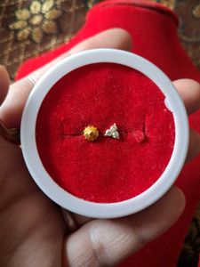Elegant Gold &amp; Diamond Nose Pins