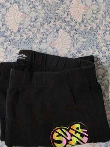 Black Graphic Sweatpants