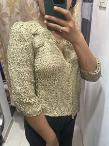 Chic Textured Cropped jacket