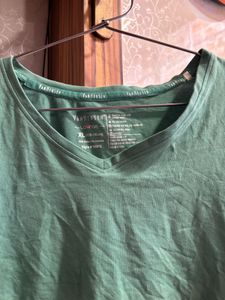 Fabulous Olive Green V-Neck Tee