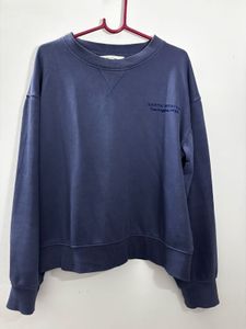 H&M sweatshirt pullover navy blue
