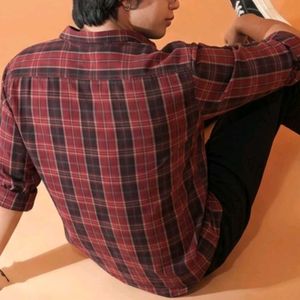 Stylish Branded Check Shirt | XL