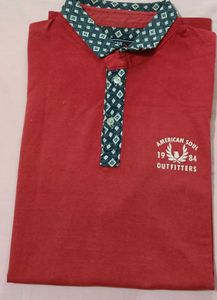 American Soul Outfitters Red Polo Shirt