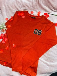 Orange Long Sleeve Tee - '08'