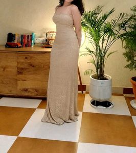 golden shimmer dress,savana