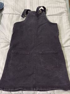 Denim Pinafore Dress