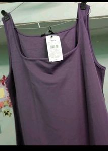 Purple Shein Square Neck Midi Dress