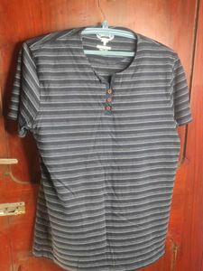 Striped Henley T-shirt