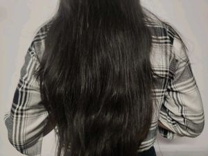 Black &amp; White Plaid Checkered Cropped Shirt