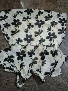 Floral Print Flowy Top