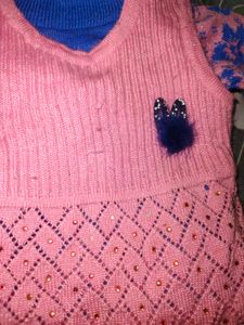 Cute Baby Girl's Sweater and Leggings Set