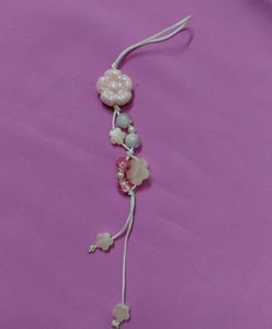 Beaded Charms with Flower Accents