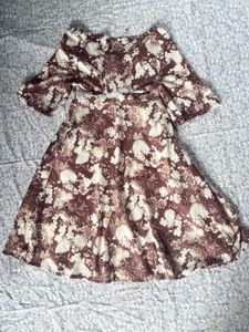 Boho Floral Off-Shoulder Dress