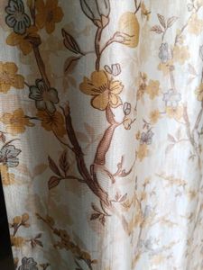 Floral Print door Curtain
