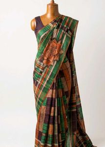 Vibrant Floral Saree