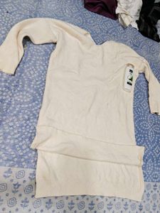 Cream V-Neck Long Sleeve Sweater and new shampoo