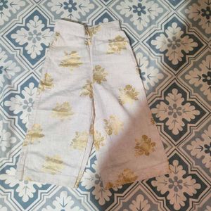 Girls' Gold Floral Outfit