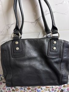 Original Leather Black Hand Bag