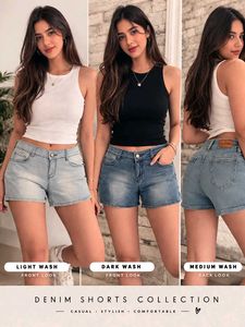 Aesthetic Denim Shorts Pack of 3
