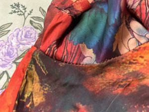 Vibrant Floral Print Short Dress