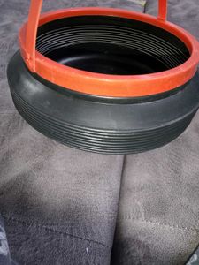 Vintage Portable Black Bucket