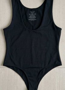 New Zara Basic Black Shapewear Bodysuit