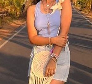 Cute Blue Tank Top