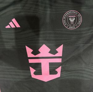 SALEInterMiami Messi 10 Black &amp; Pink Football Jer