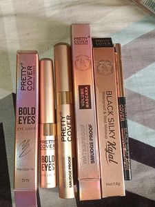 Pretty Cover Kajal &amp; Eyeliner and Mascara Set
