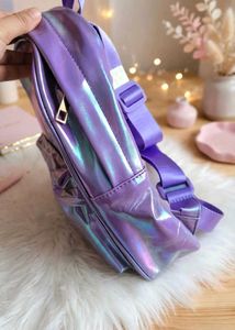 🆕Holographic Purple Backpack