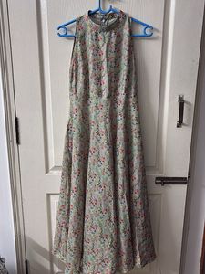 Cottage Core Maxi Dress with POCKETS