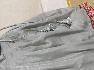 Elegant Grey Lehenga Choli Set