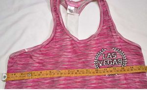 British Girl style Pink Vegas Racerback Tank Top