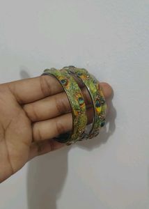 Beautiful Peacock Design Bangles