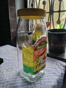 Empty Glass Honey Jar 🐝🐝🐝🐝🐝🐝🐝🐝🐝