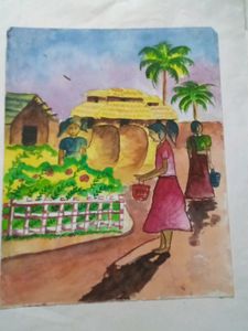 Hand Drawing Watercolor Picture