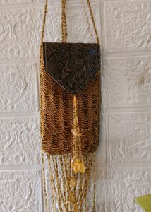 Elegant Beaded Evening Sling Bag