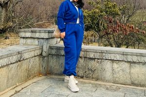 Street Style Store Royal Blue Fleece Co-ord Set