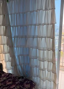 Ruffled Tier curtains