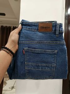 Classic Blue Denim Jeans | Straight Fit Jean