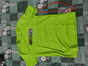 Men Green Stay Stronger T-Shirt