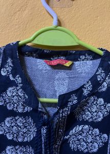 Beautiful Navy Blue Printed top